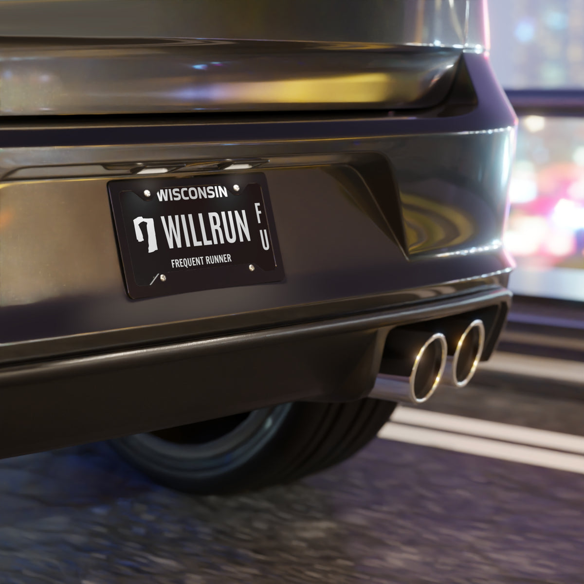 Wisconsin "WILLRUN" Plate