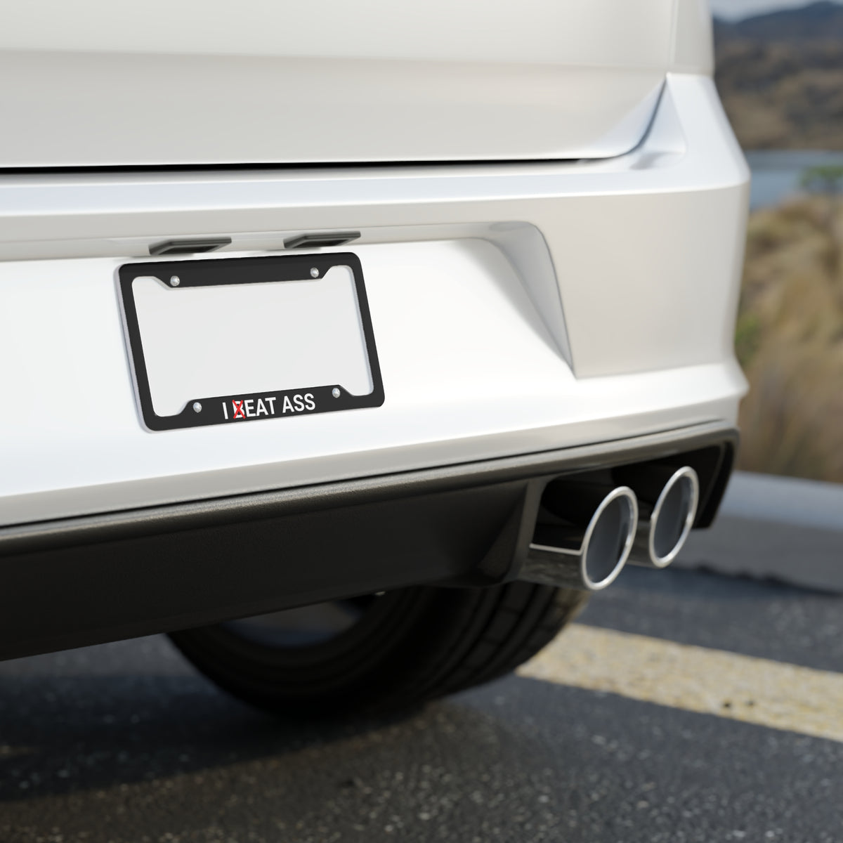 "I Eat Ass" Plate Frame