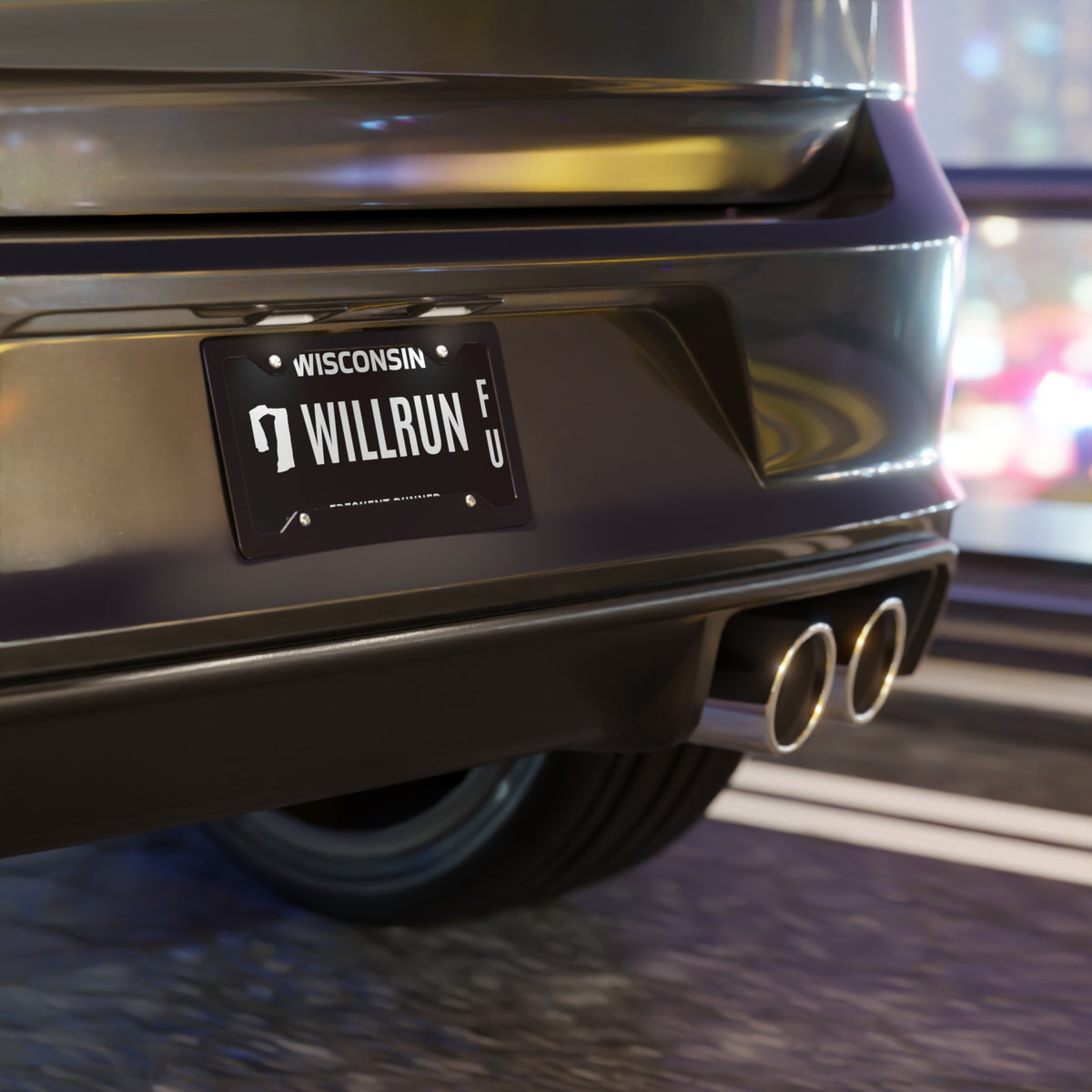 Wisconsin "WILLRUN" Plate