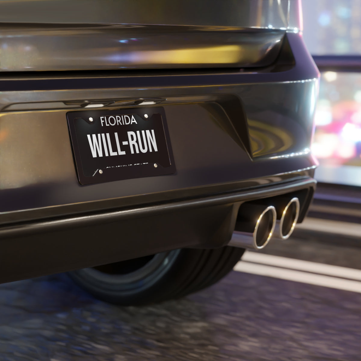 Florida "WILL-RUN" Plate