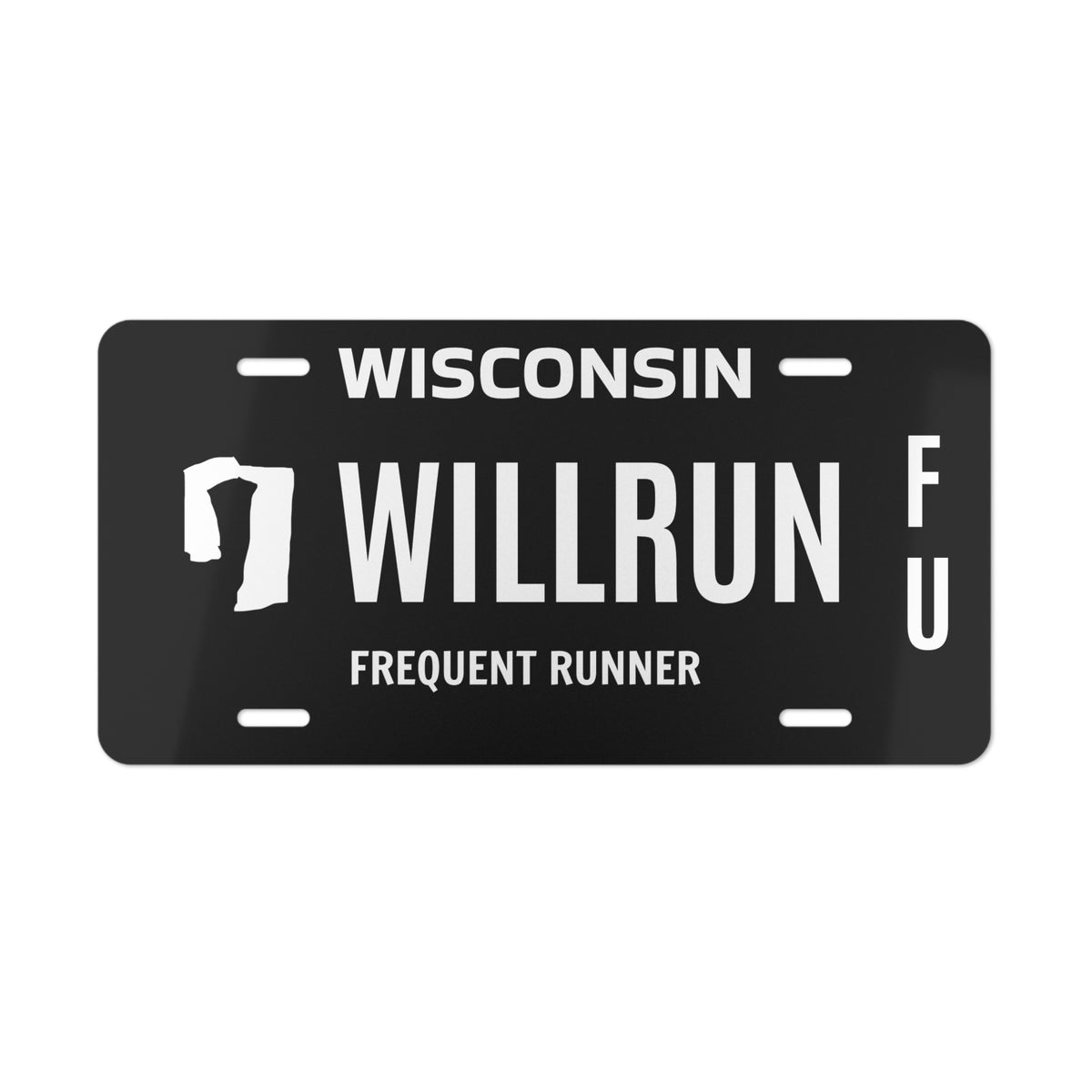 Wisconsin "WILLRUN" Plate